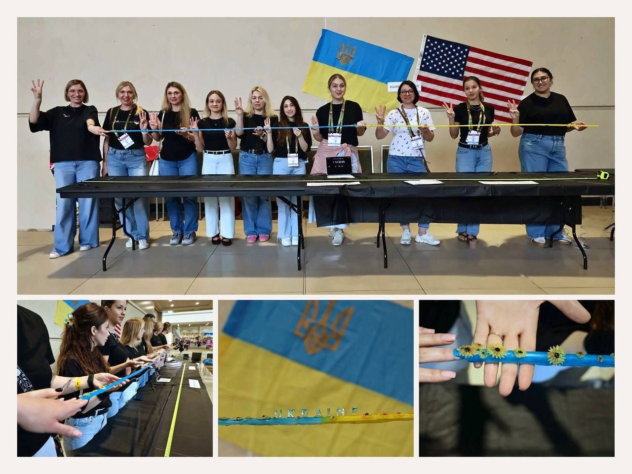 4.59 Meters of Resilience, collective nail art work
