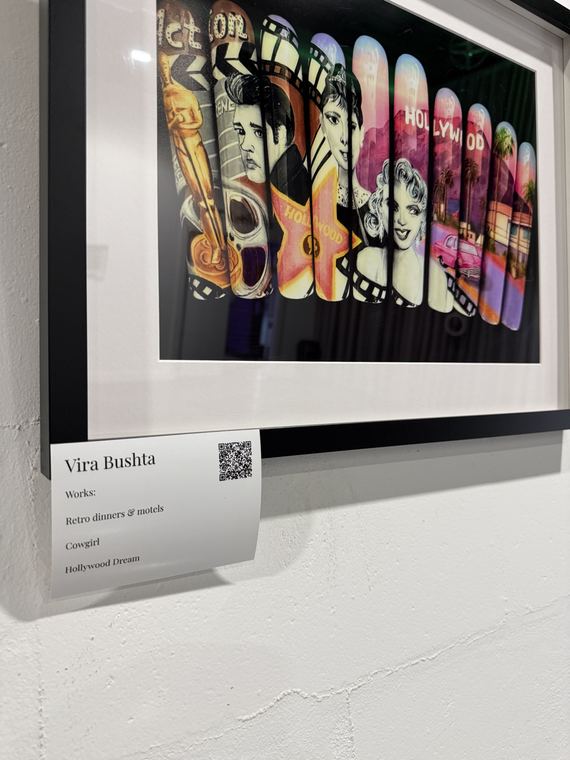 Vira Bushta — Retro Diners & Motels on the wall